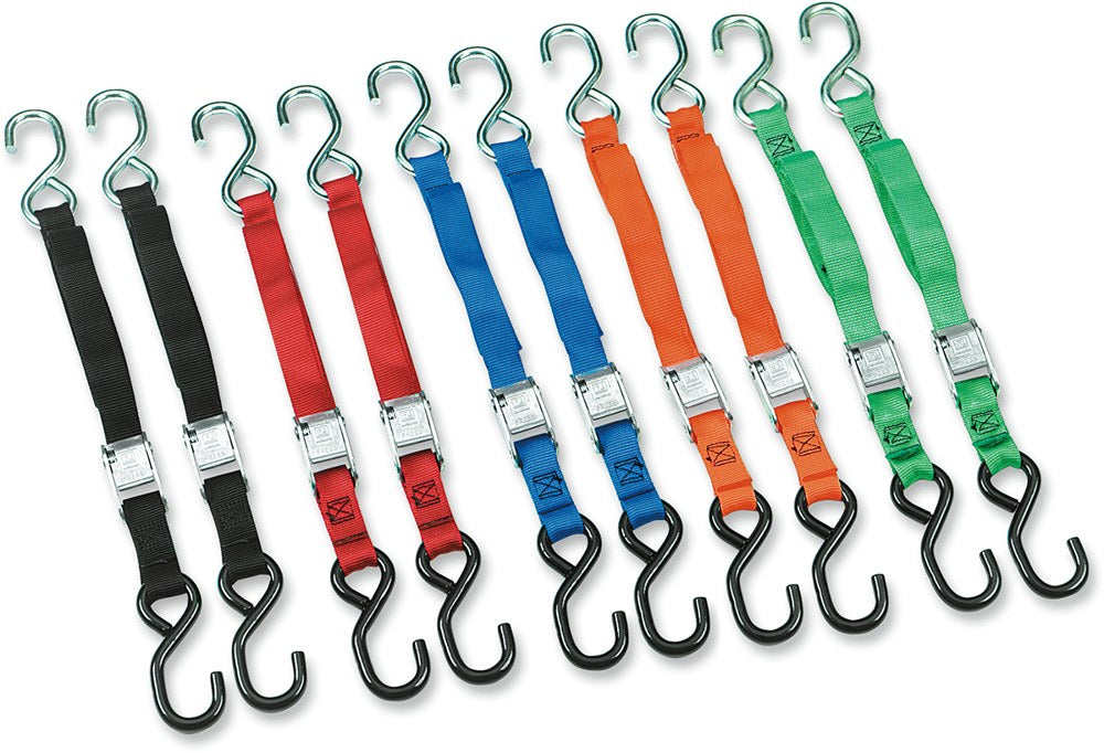 ANCRA Lites Tie-Down Straps - 1" x 5-1/2' - Black