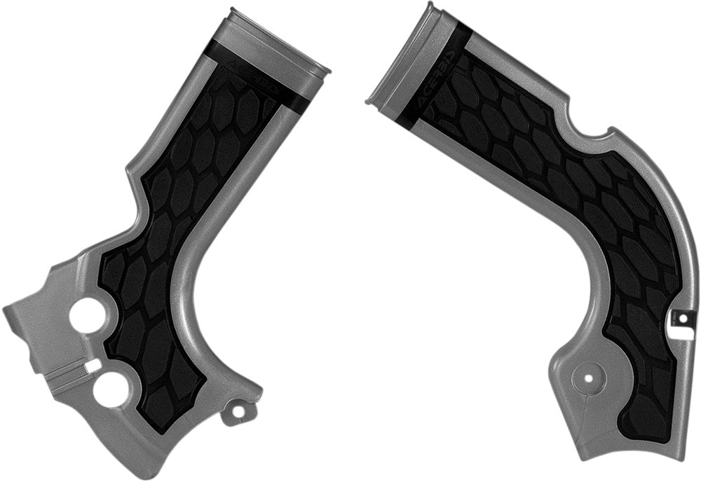 ACERBIS X-Grip Frame Guards - Black/Gray - Honda - Transalp '24