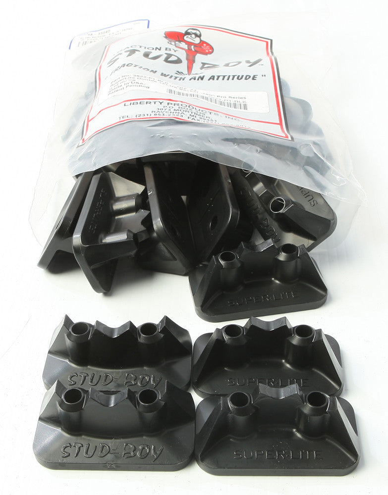 STUD BOY Super-Lite Pro Series Double Backers .75" 24/Pk Black