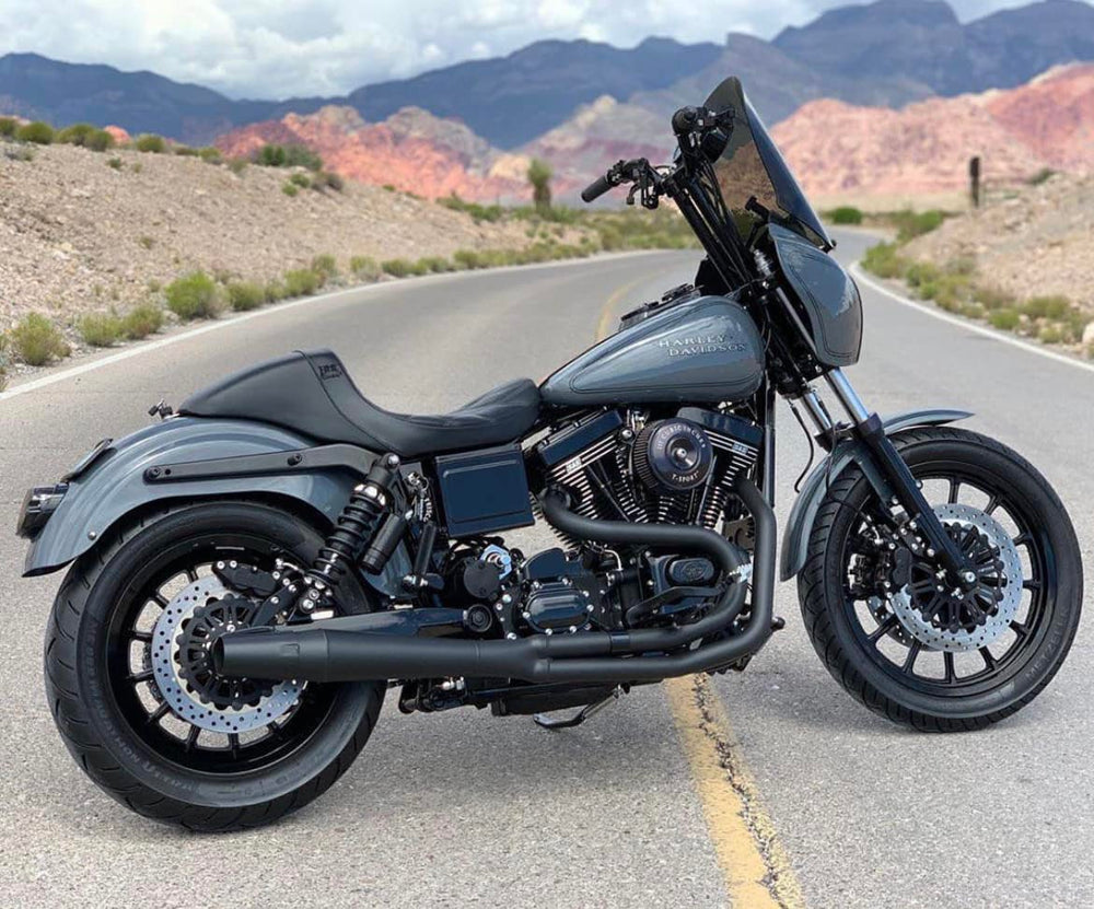 Thunderheader™ Dyna Megaphone Exhaust Design - Black (06' - 17')