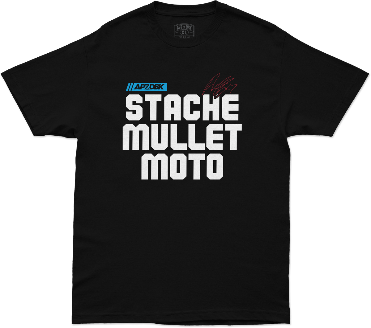 DBK Stache Mullet Moto Tee