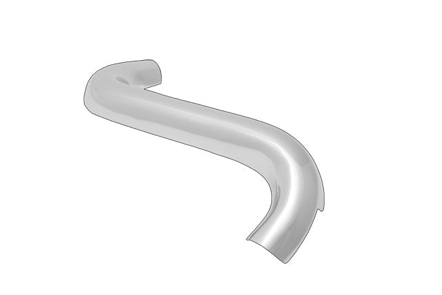 Heat Shield Rear - Chrome - 21″