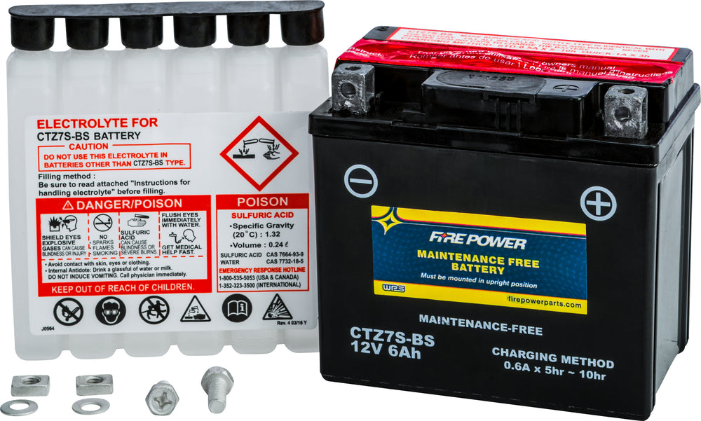 FIRE POWER Maintenance Free Sealed Battery