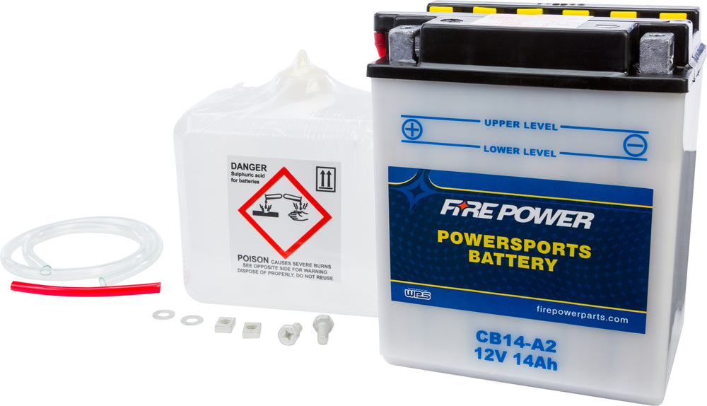 FIRE POWER 12V Heavy Duty Battery w/Acid Pack