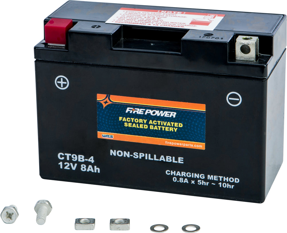 FIRE POWER Factory Activated Sealed Battery