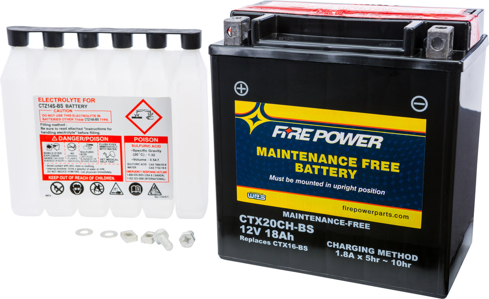 FIRE POWER Maintenance Free Sealed Battery