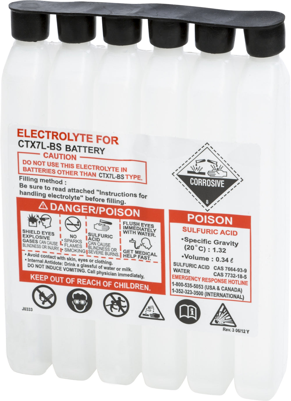 FIRE POWER Sealed Battery Electrolyte Pack