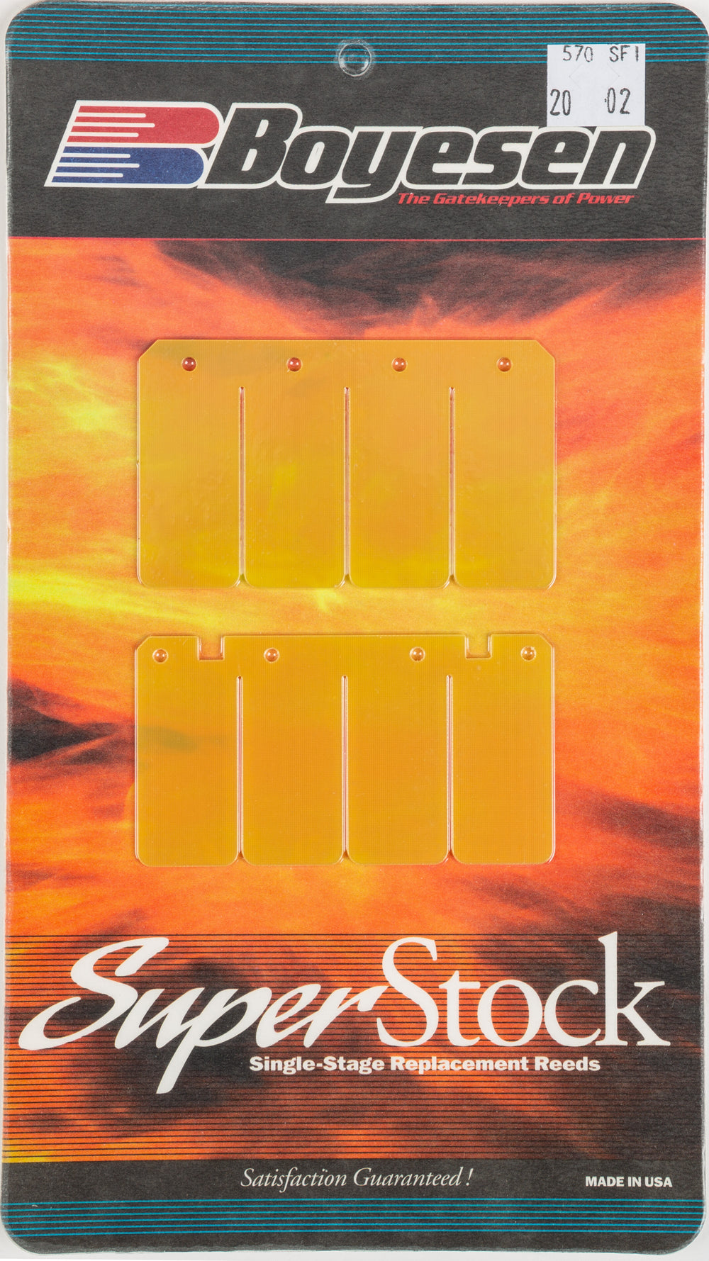 BOYESEN Single Stage Super Stock Reeds