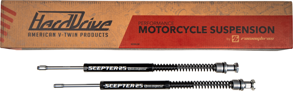 HARDDRIVE HardDrive Racing Bros Scepter 25 Non Adjustable Cartridge Kit for Touring Models