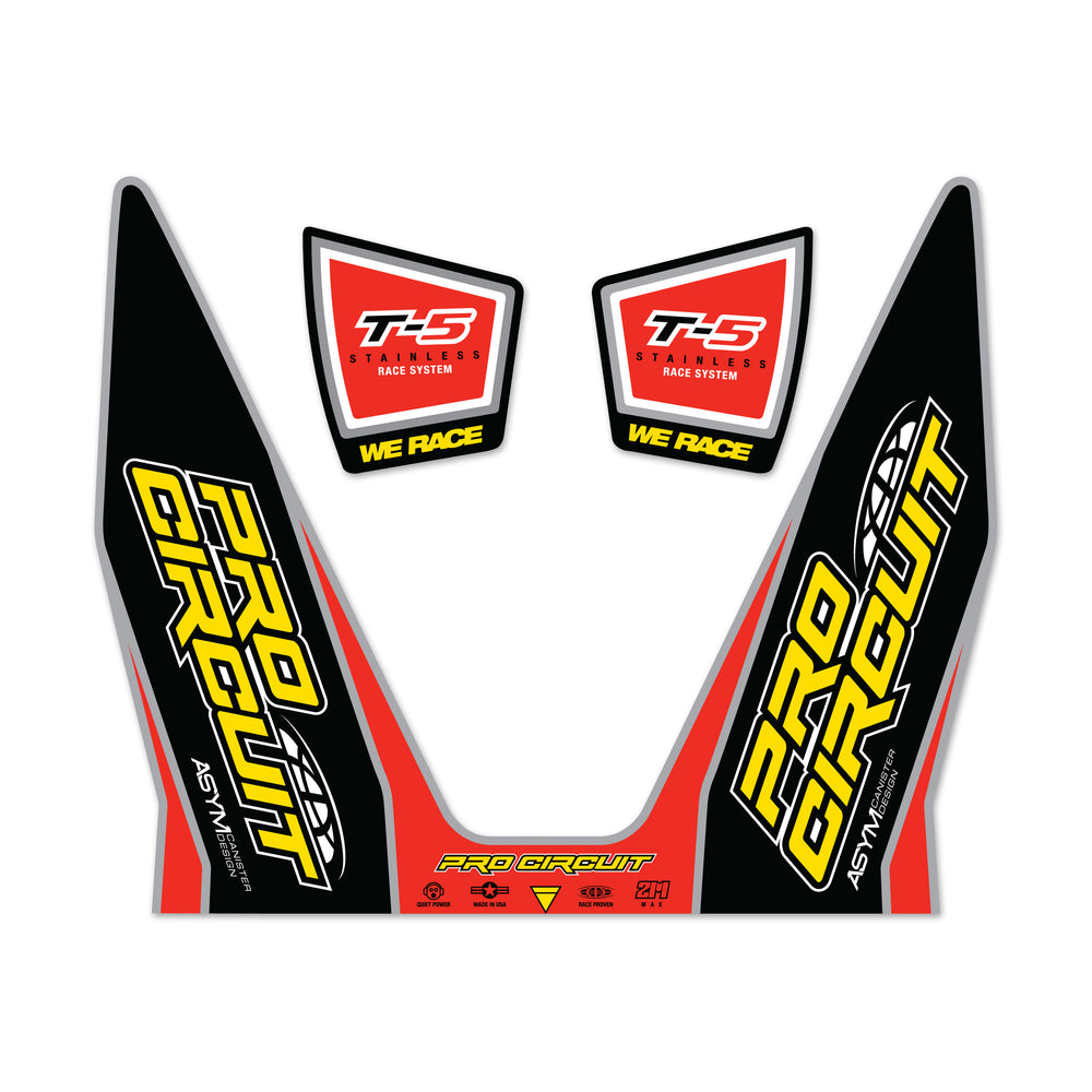 PRO CIRCUIT Muffler Sticker Kit