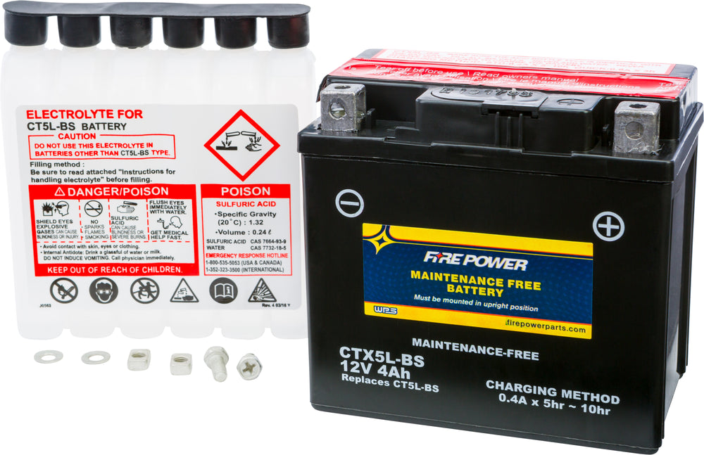 FIRE POWER Maintenance Free Sealed Battery