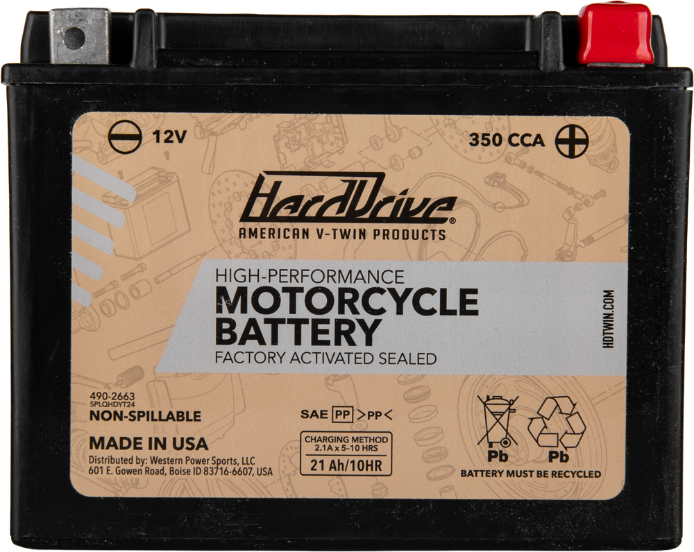 HARDDRIVE AGM Sealed Battery