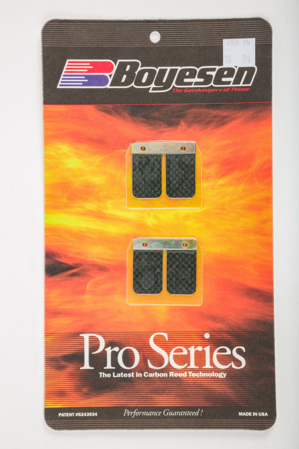 BOYESEN Dual Stage Power Reeds Dura Flex w/Rev Plates