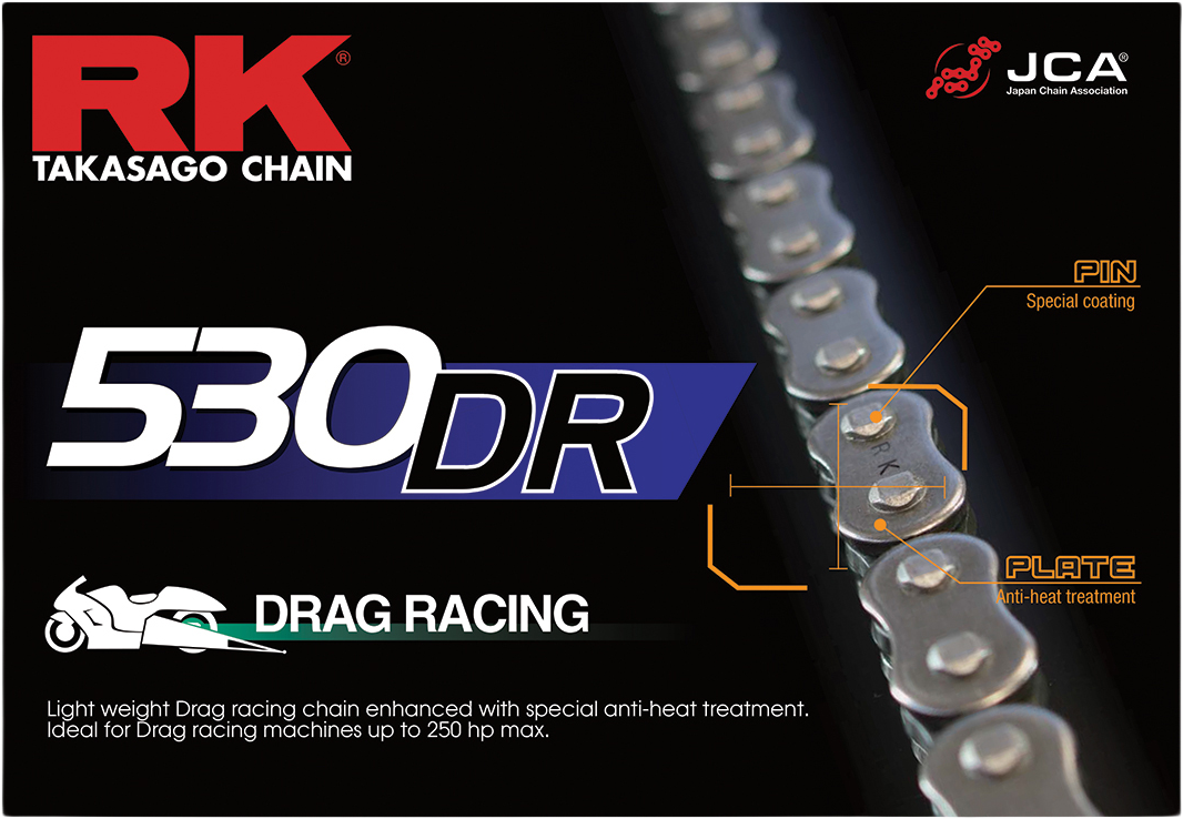 RK EXCEL 530 DR Drag Racing Chain