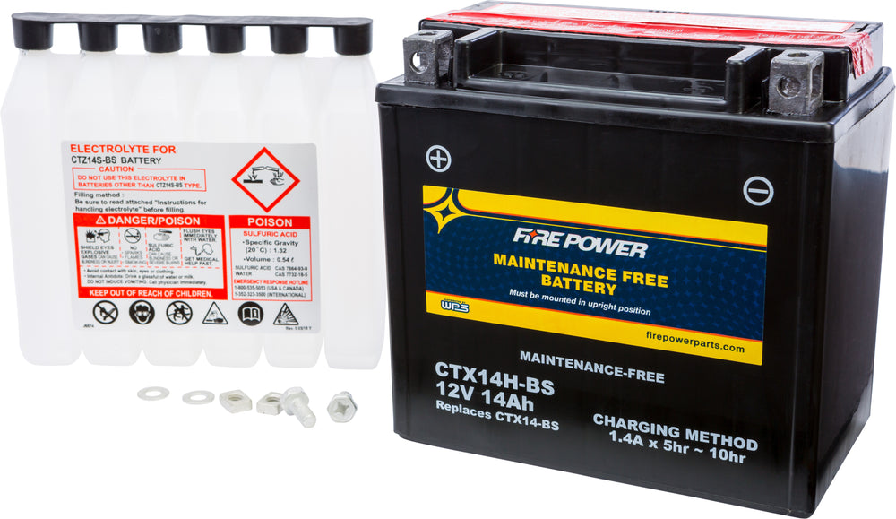 FIRE POWER Maintenance Free Sealed Battery
