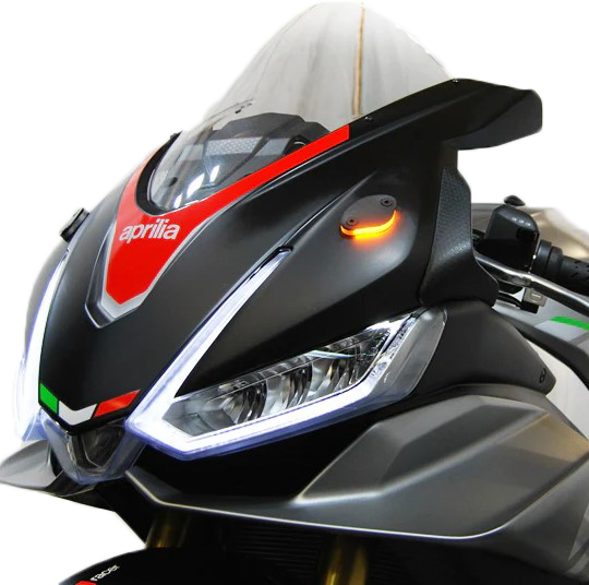 NEW RAGE CYCLES Mirror Block Off Turn Signals