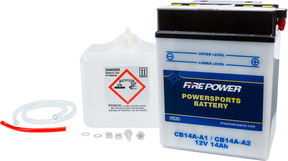 FIRE POWER 12V Heavy Duty Battery w/Acid Pack