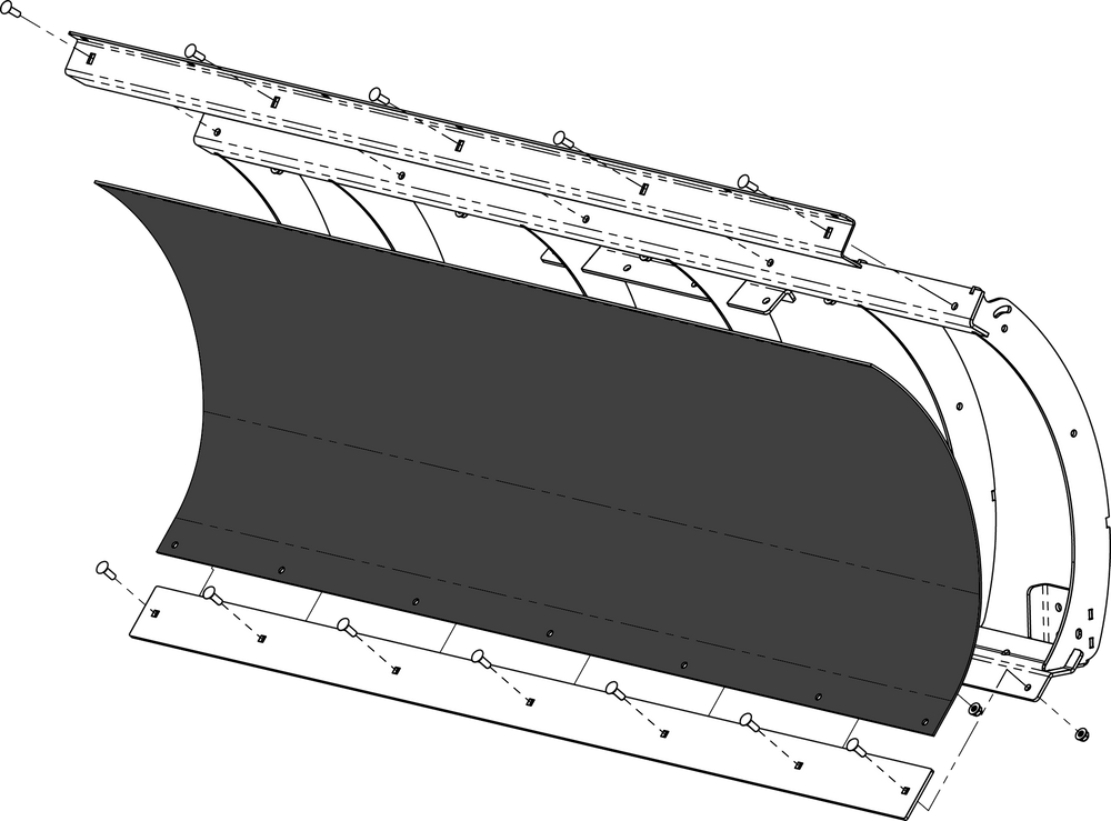 KFI Replacement Poly Blade Face