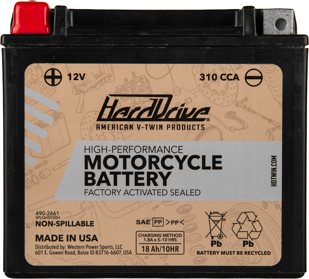 HARDDRIVE AGM Sealed Battery