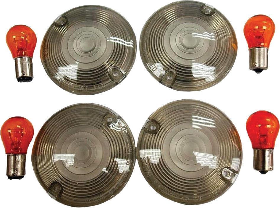 HARDDRIVE Smoked Turn Signal Lens Kit