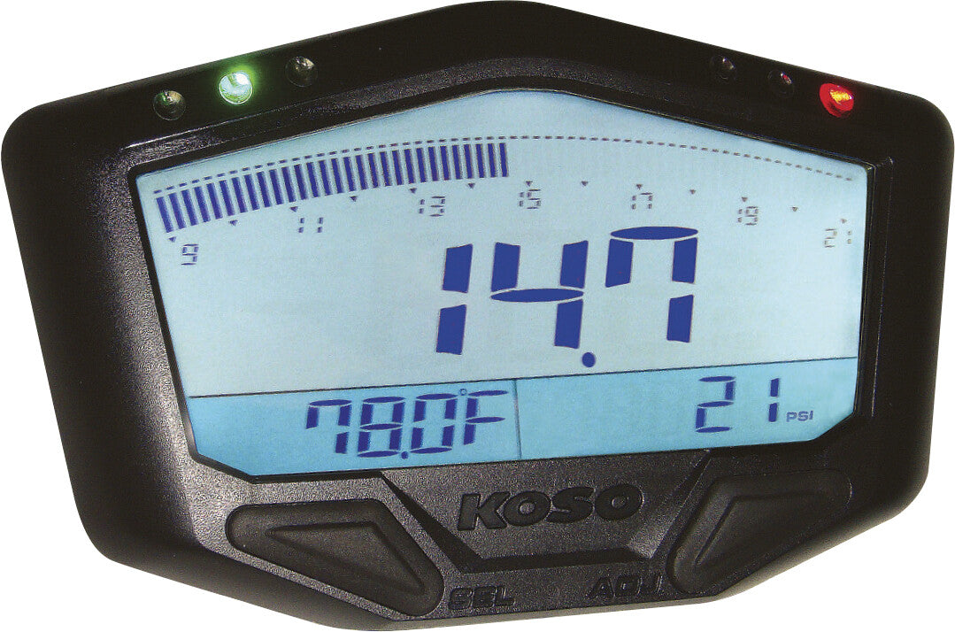 KOSO X-2 Boost Gauge w/Air/Fuel Ratio & Temperature