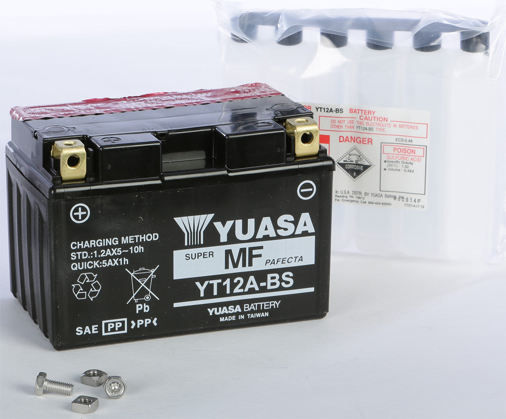 YUASA AGM Maintenance Free Battery