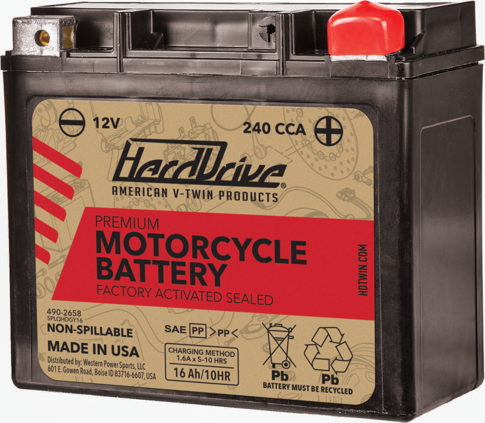 HARDDRIVE Premium Factory Activated Battery