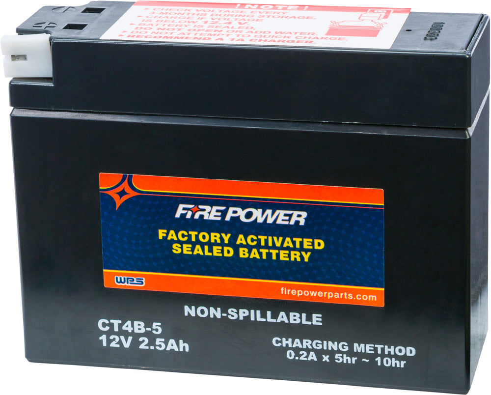 FIRE POWER Factory Activated Sealed Battery