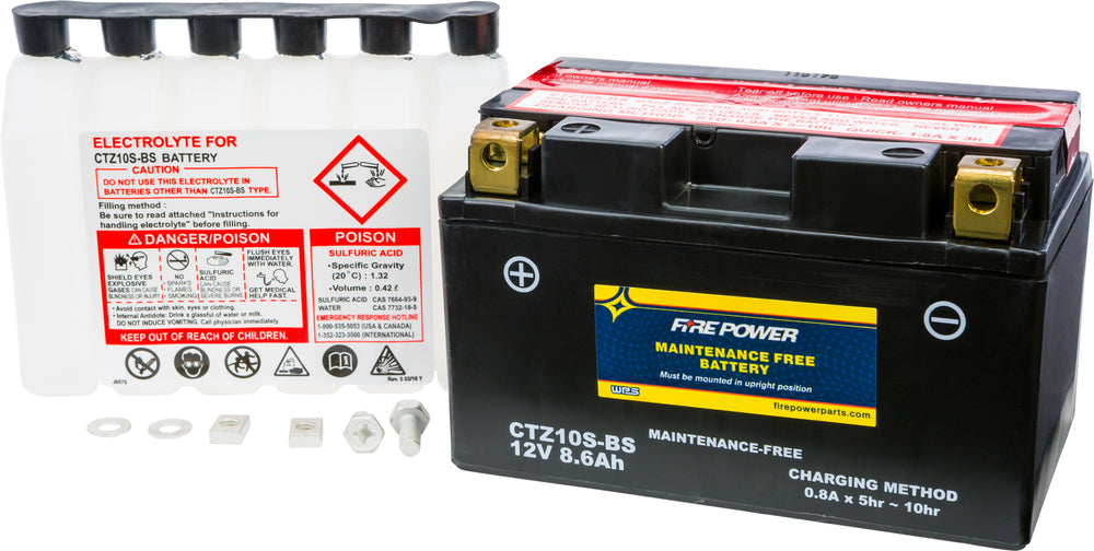 FIRE POWER Maintenance Free Sealed Battery