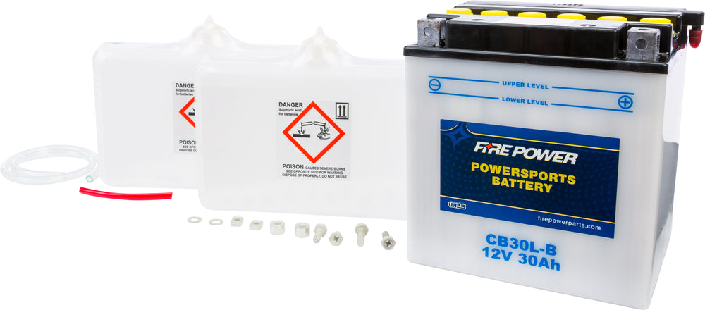 FIRE POWER 12V Heavy Duty Battery w/Acid Pack