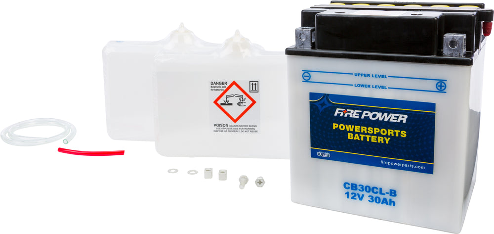FIRE POWER 12V Heavy Duty Battery w/Acid Pack
