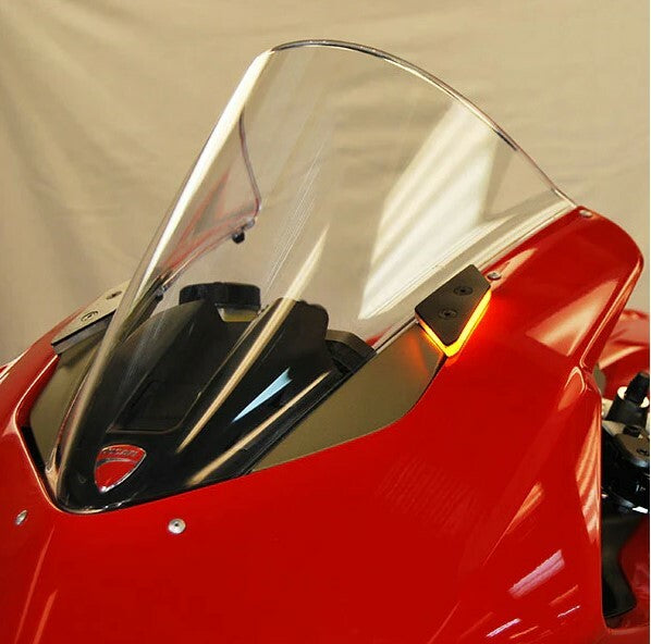 NEW RAGE CYCLES Mirror Block Off Turn Signals