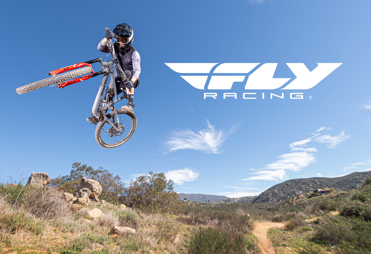 FLY RACING FLY 2023 ACTION IMAGE MTB PROMO SIGNS