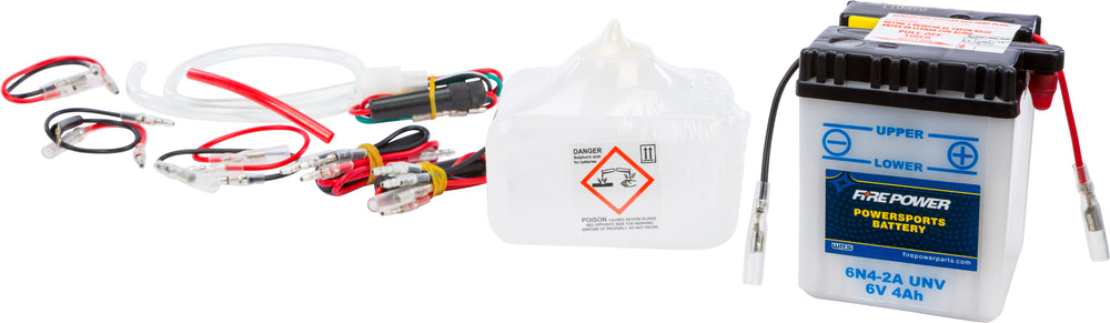FIRE POWER 6V Standard Battery w/Acid Pack