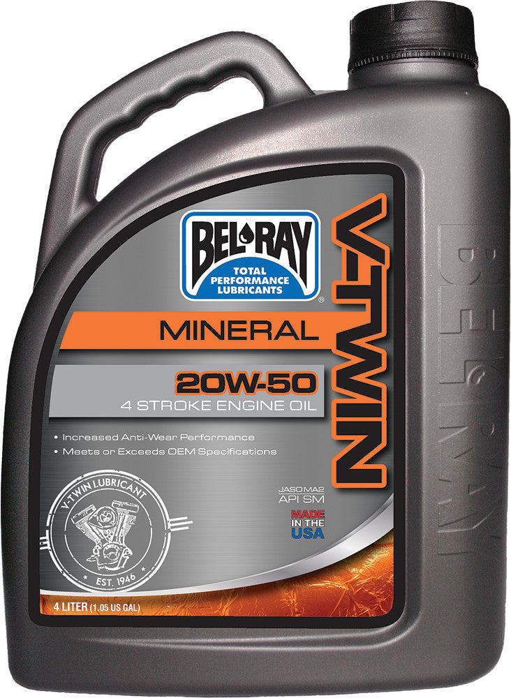 BEL-RAY V-Twin Mineral Engine Oil
