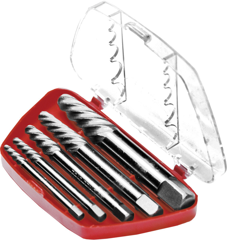 PERFORMANCE TOOL 5 Piece Screw Extractor Set