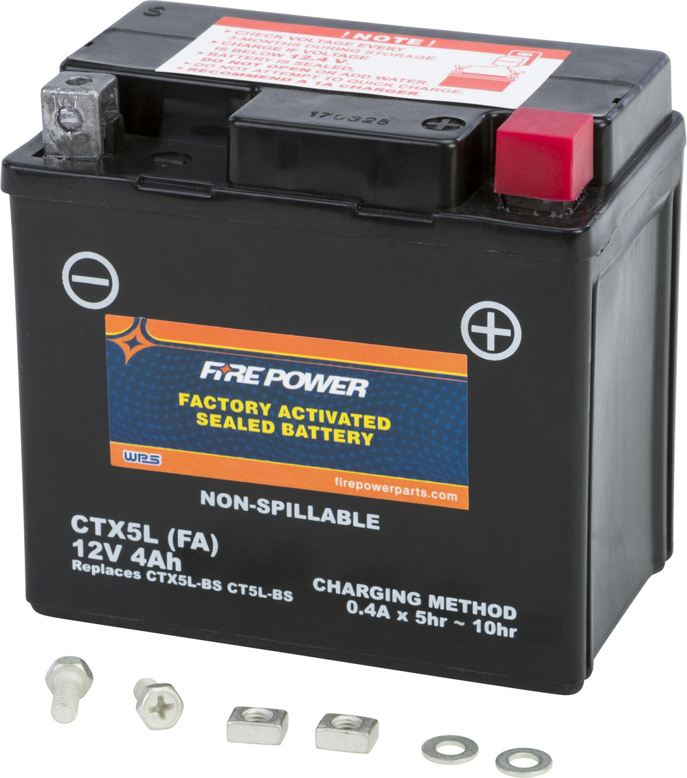 FIRE POWER Factory Activated Sealed Battery
