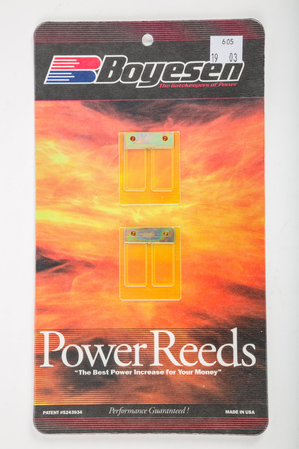 BOYESEN Dual Stage Power Reeds Dura Flex w/Rev Plates