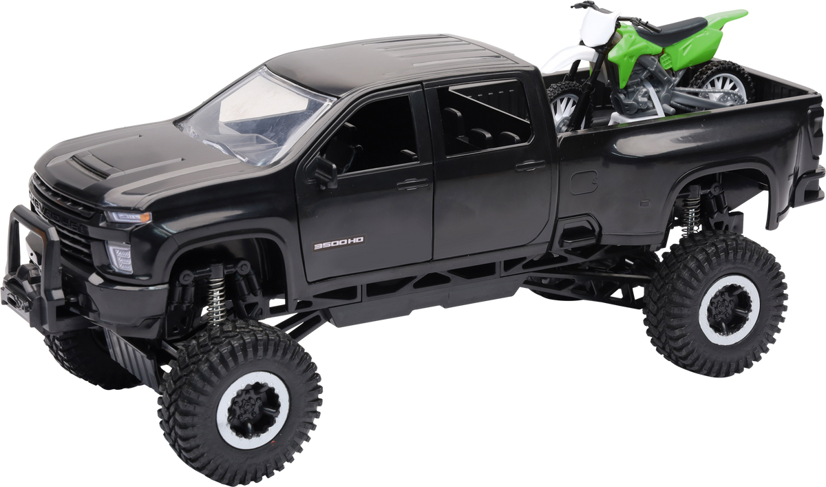NEW-RAY Chevy Pickup w/ Dirt Bike