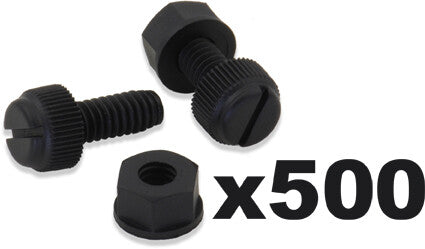 BOLT 500/Pk Lic Plate Bolts W/Nuts
