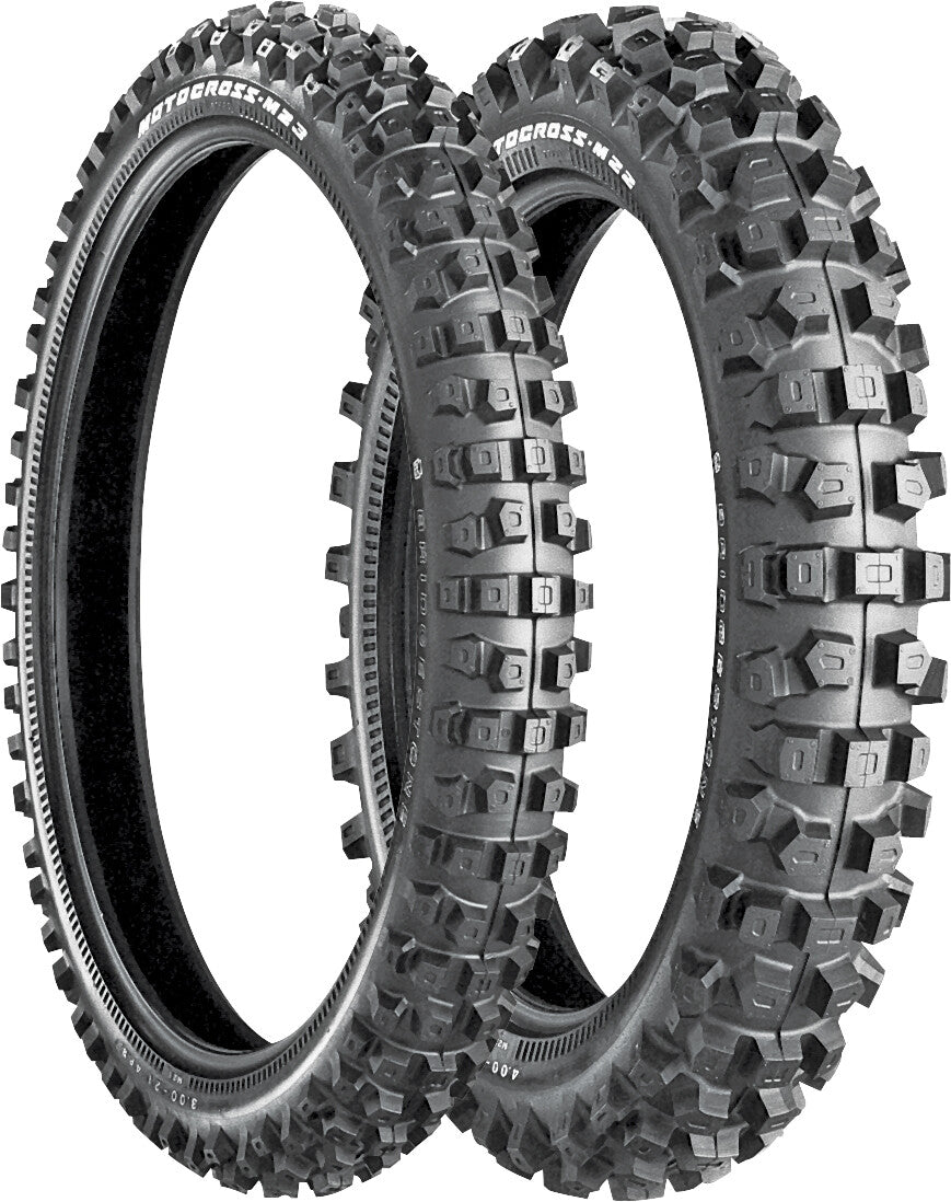 BRIDGESTONE TIRE M22 REAR 3.00-16 43M BIAS TT