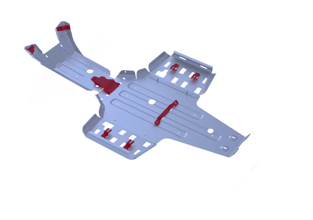 RIVAL POWERSPORTS USA Alloy Skid Plates