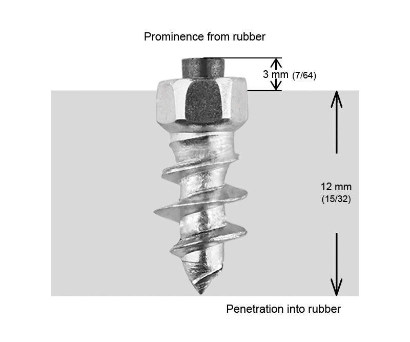 IGRIP 11MM STANDARD SCREW STUDS QTY 100