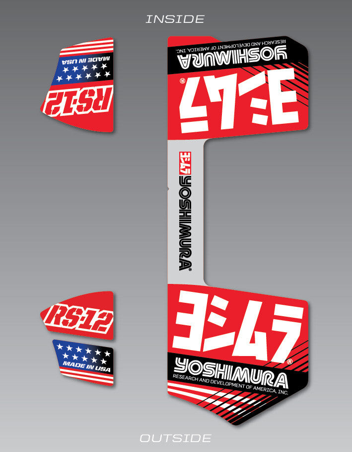 YOSHIMURA RS-12 Muffler Decals