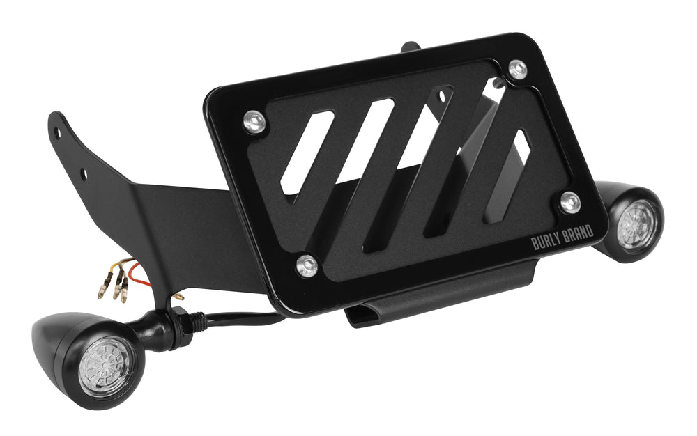 BURLY BRAND Slash Cut License Plate Kit