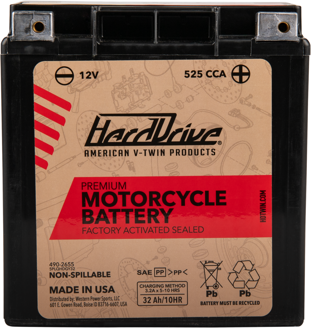 HARDDRIVE Premium Factory Activated Battery