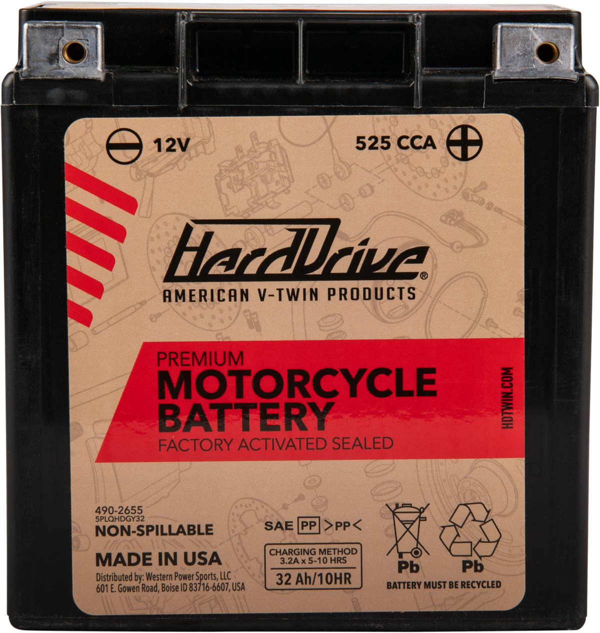 HARDDRIVE Premium Factory Activated Battery