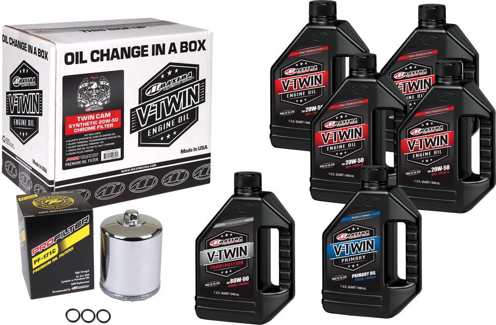 MAXIMA V-Twin Oil Change Kit