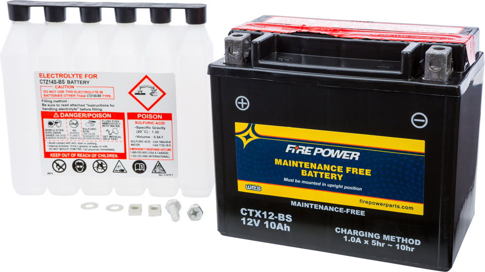 FIRE POWER Maintenance Free Sealed Battery