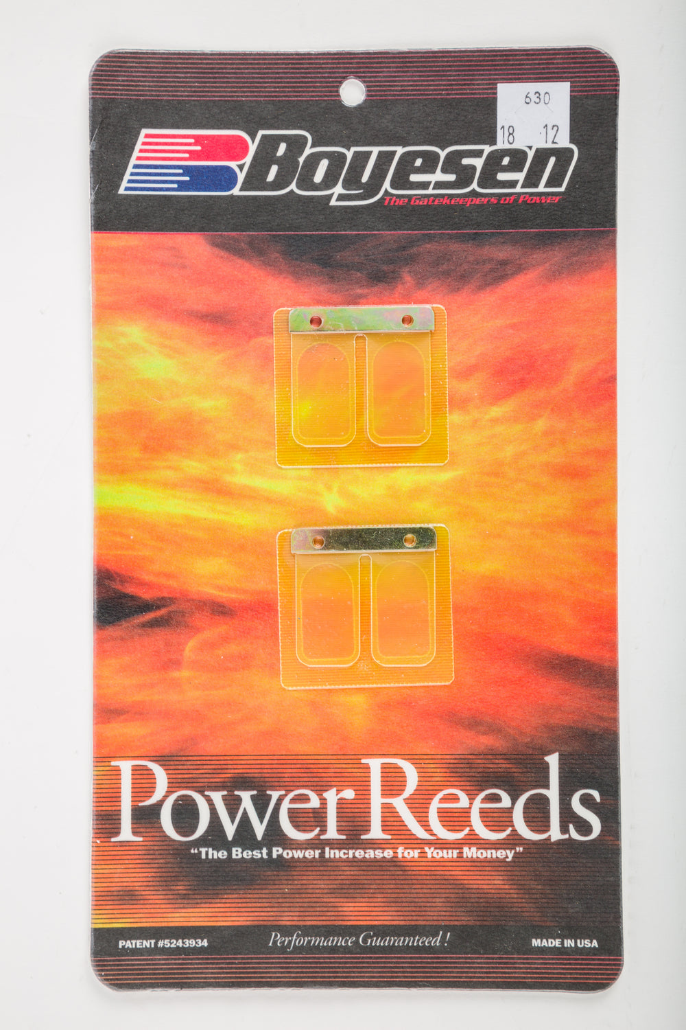 BOYESEN Dual Stage Power Reeds Dura Flex w/Rev Plates